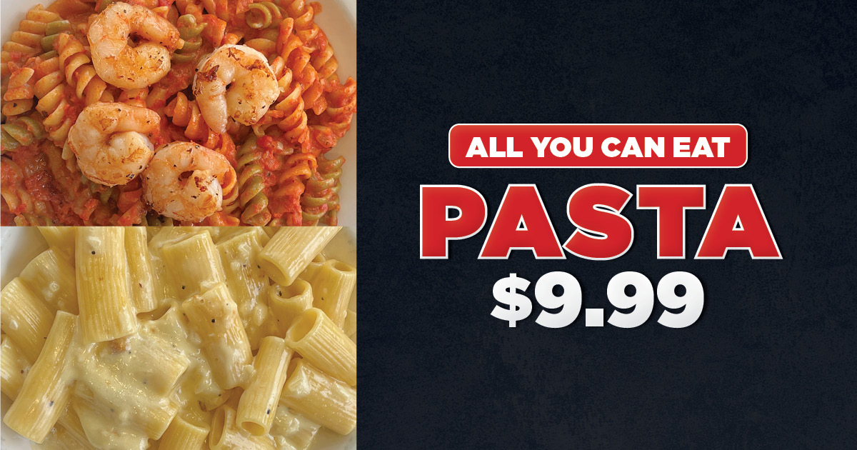 All You Can Eat Pasta - Elements Casino Victoria