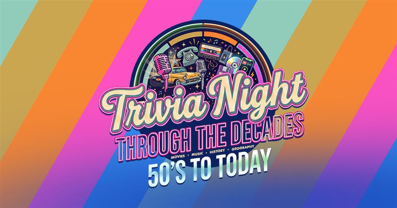 Sixty Watt Trivia Presents Trivia Night: Through the Decades 50's to Today at Elements Casino Victoria