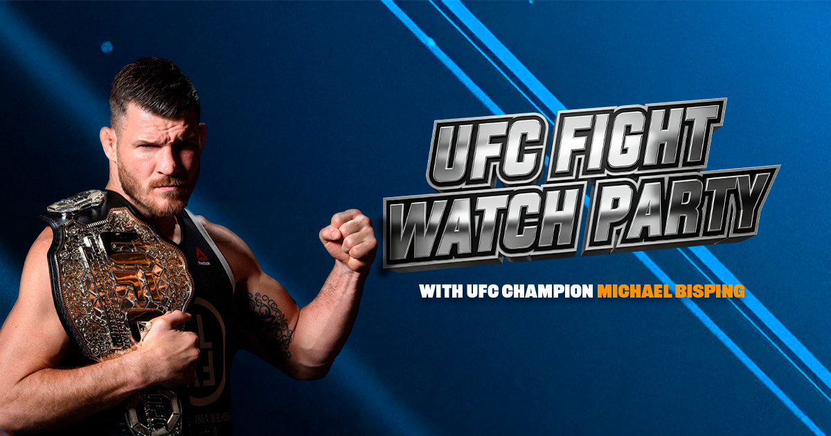 UFC Fight Watch Party with UFC Champion Michael Bispin - Elements Casino Victoria