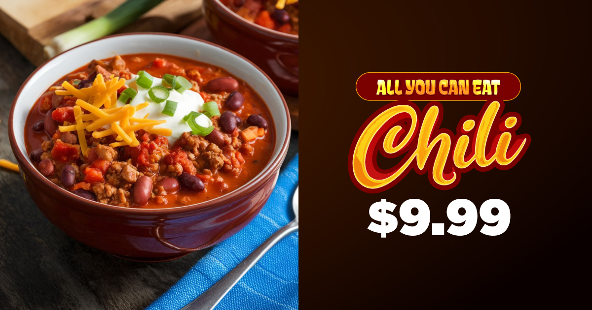 $9.99 All-You-Can-Eat Chili - Elements Casino Victoria